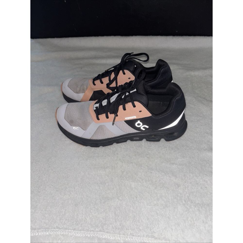 On Running Cloudrunner Womens Shoes Sz 8.5 Trainer Athletic Iron Black Sneakers